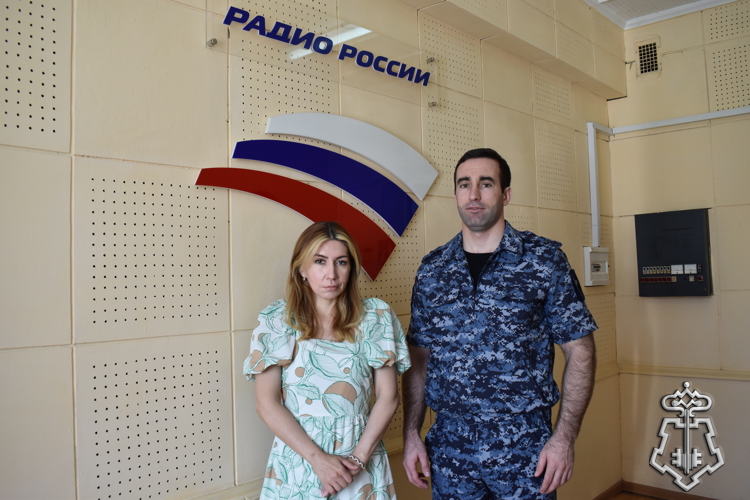 Офицер Росгвардии выступил в эфире дагестанского радио