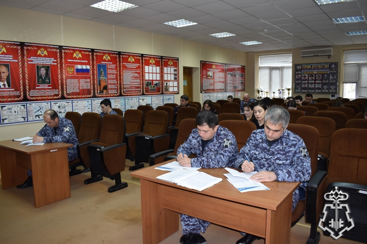 В Дагестане росгвардейцы приняли участие в «Большом этнографическом диктанте»