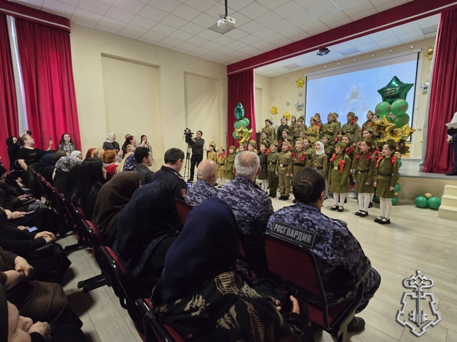 В Дагестане росгвардейцы отметили День защитника Отечества