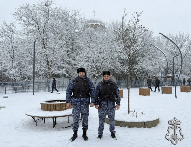 В Дагестане росгвардейцы обеспечили правопорядок во время празднования Крещения Господне