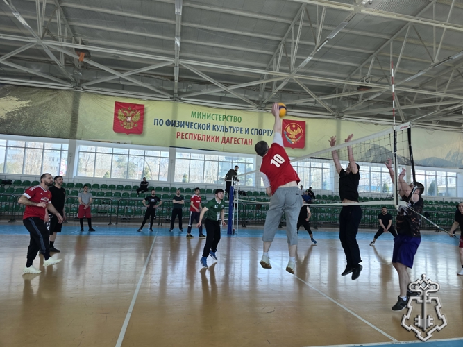  В Дагестане прошел волейбольный турнир среди росгвардейцев