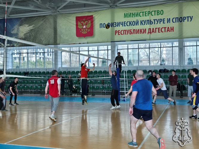  В Дагестане прошел волейбольный турнир среди росгвардейцев