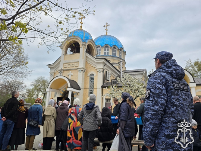 Росгвардия обеспечила безопасность во время празднования Пасхи в Дагестане
