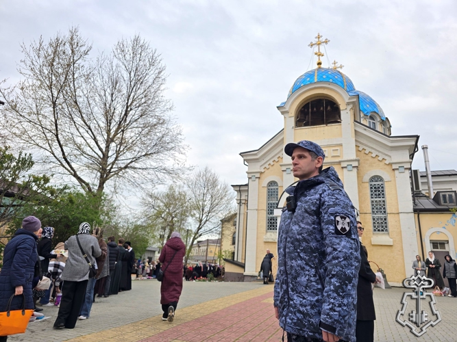 Росгвардия обеспечила безопасность во время празднования Пасхи в Дагестане