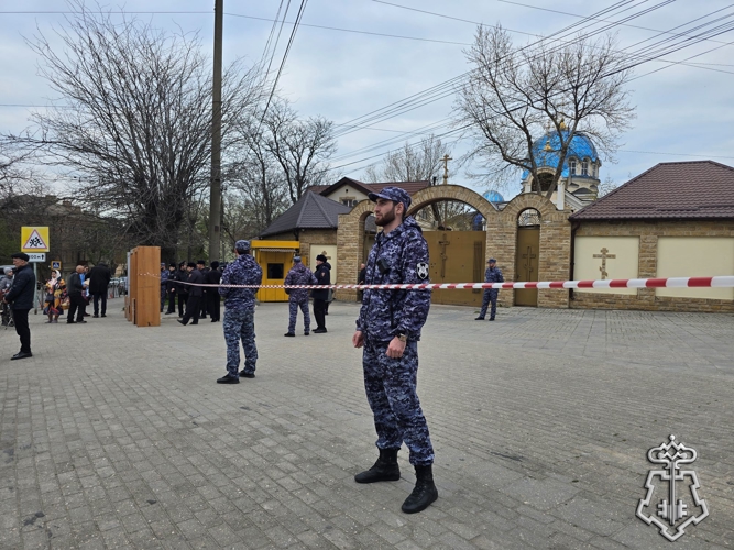 Росгвардия обеспечила безопасность во время празднования Пасхи в Дагестане