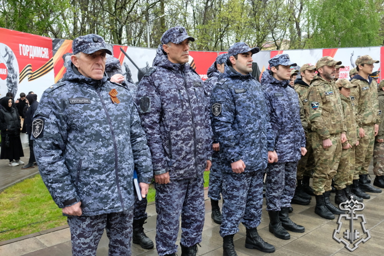 Представители Росгвардии в Дагестане стали участниками акции «Вахта памяти»