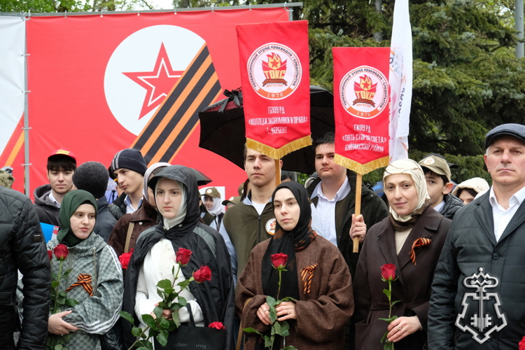 Представители Росгвардии в Дагестане стали участниками акции «Вахта памяти»