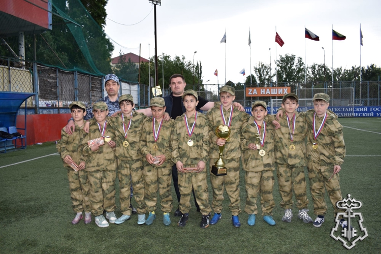 Чемпионат по футболу среди учащихся профильных классов Росгвардии прошел в Дагестане (видео)