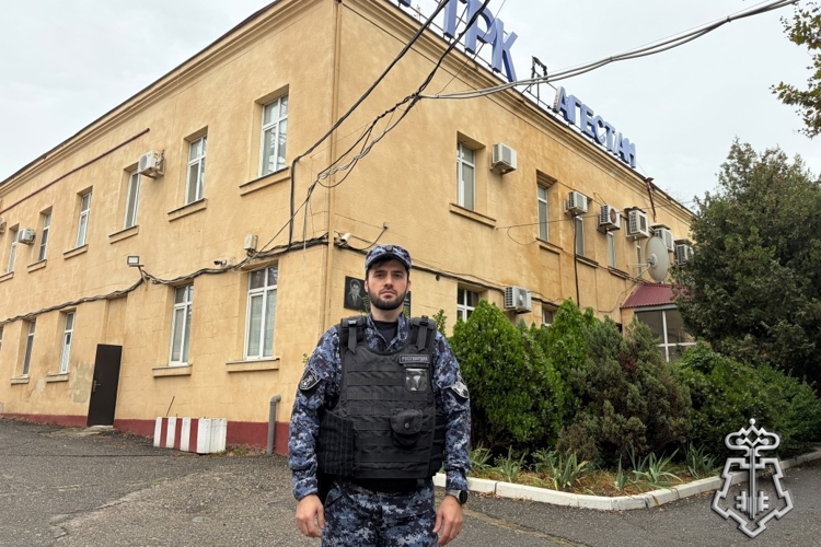 В Дагестане сотрудник Росгвардии предотвратил пожар на охраняемом объекте