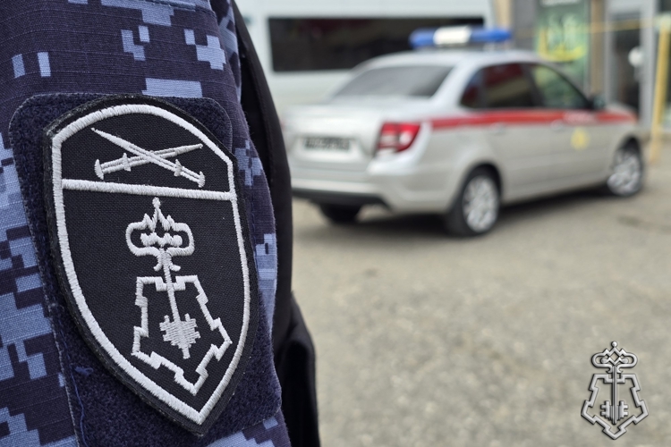 Росгвардейцы задержали правонарушителя возле торгового центра в Махачкале